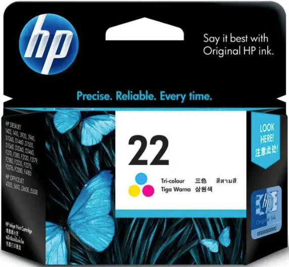 HP C9352AA 22 Tricolor Inkjet Cartridge